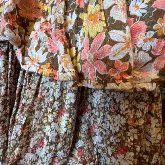 American Eagle Skort Tierd Ruffle Siz Medium Coquette Cottagecore Fairy Bohemian - Picture 4 of 9